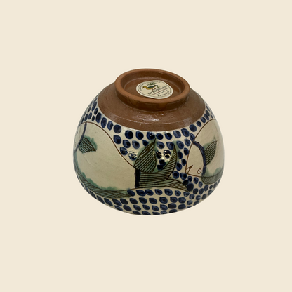 Fayoum sallads- eller serveringsskål, medelstor ca 20 cm i dm